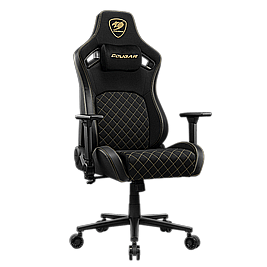 COUGAR DEFENSOR Fabric Gold gaming chair
