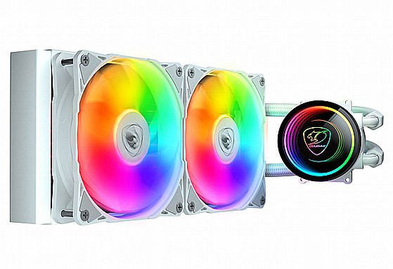 COUGAR Poseidon Elite 240 ARGB AIO liquid cooler -  White