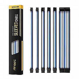 Antec PSU Sleeved Ext Cable Kit-Blue/Grey