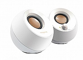 Creative Pebble - Modern 2.0 USB Desktop Speakers White